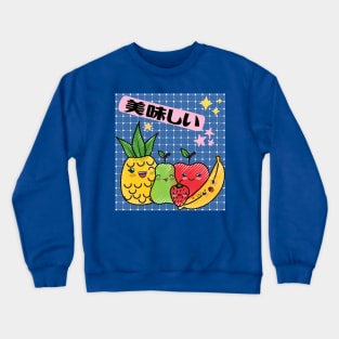 Kawaii Delicious Fruits Crewneck Sweatshirt